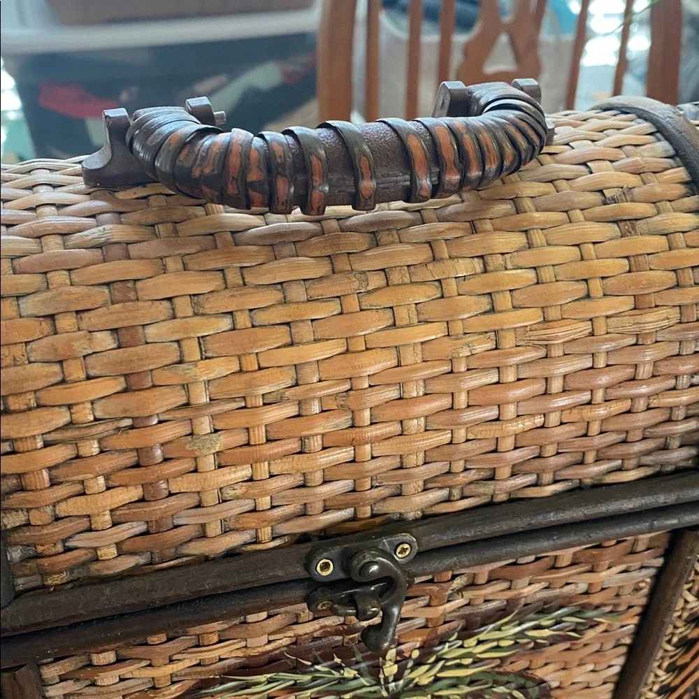 N/A vintage rattan